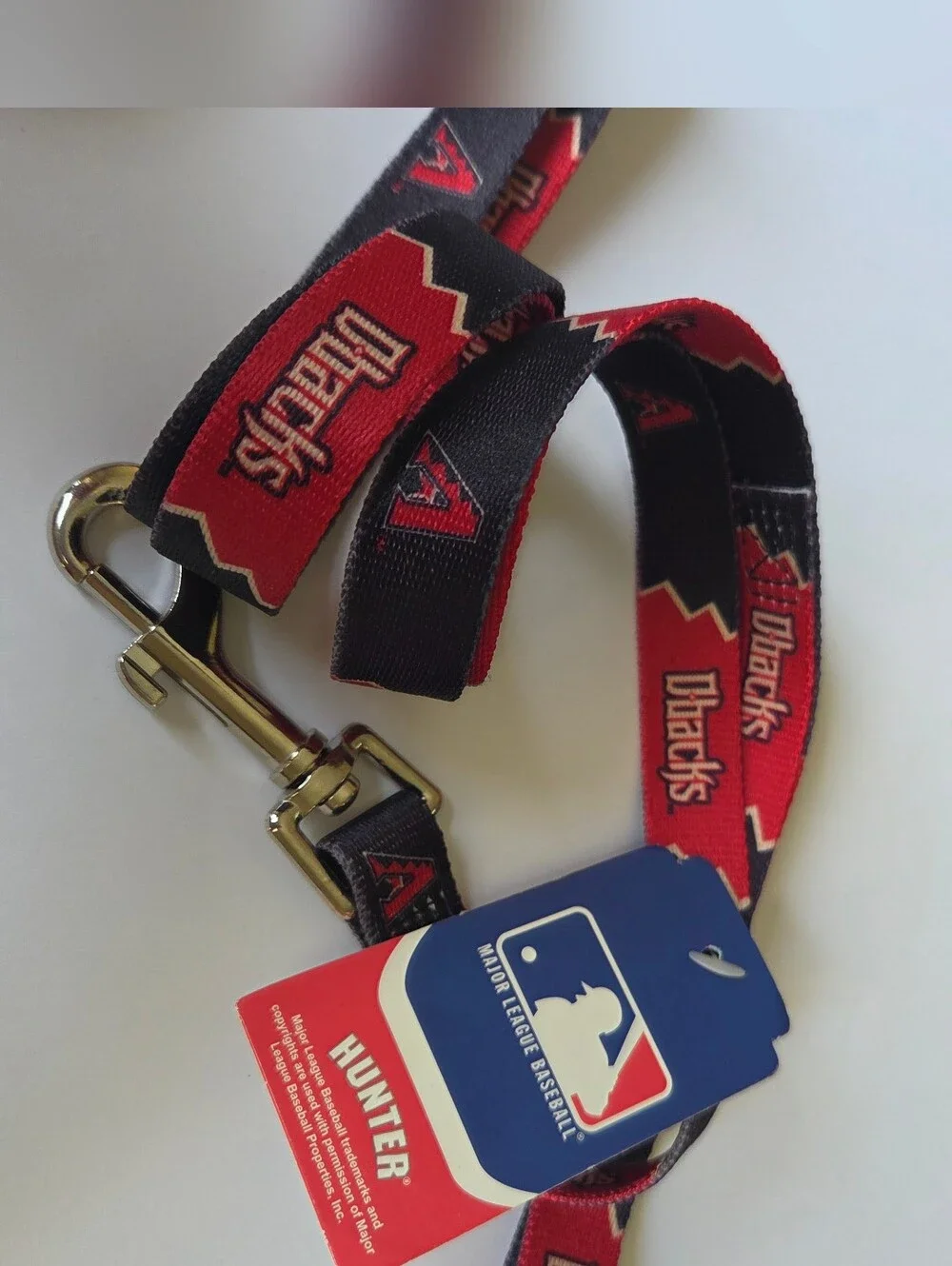Arizona Diamondbacks Dog Leash Lanyard NWT HUNTER MLB Red Logo Heavy Duty